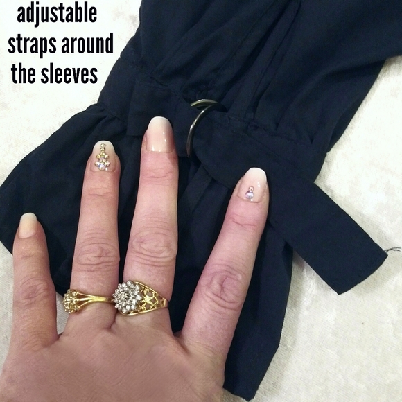 Bleuh Ciel Blue Embroidered Crop Top Long Sleeves - Picture 8 of 8